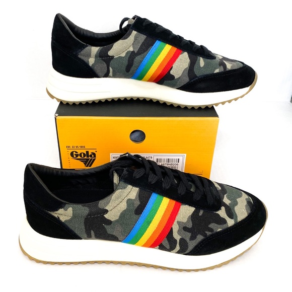 gola camo sneakers